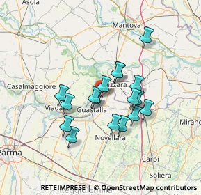 Mappa Via Fiamminghi, 42045 Luzzara RE, Italia (11.12824)
