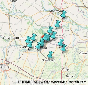 Mappa Via Fiamminghi, 42045 Luzzara RE, Italia (8.72438)