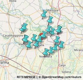 Mappa Via Fiamminghi, 42045 Luzzara RE, Italia (11.26)