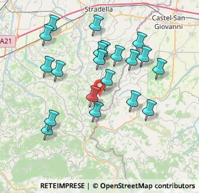 Mappa Via Roma, 27047 Volpara PV, Italia (7.196)