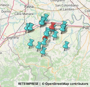Mappa Via Roma, 27047 Volpara PV, Italia (10.487)