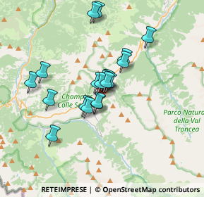 Mappa Via Sauze, 10058 Sestriere TO, Italia (2.6245)