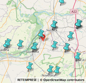 Mappa 42045 Luzzara RE, Italia (9.8905)