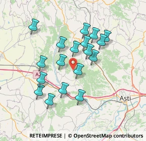Mappa Via Monale, 14013 Cortandone AT, Italia (6.43944)