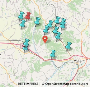 Mappa Via Monale, 14013 Cortandone AT, Italia (6.97533)