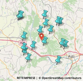 Mappa Via Monale, 14013 Cortandone AT, Italia (7.71722)