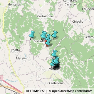Mappa Via Monale, 14013 Cortandone AT, Italia (1.6345)