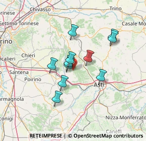 Mappa Via Monale, 14013 Cortandone AT, Italia (10.56545)