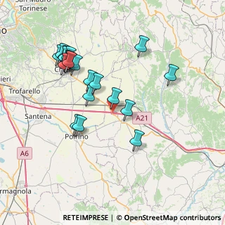 Mappa E70, 14019 Villanova D'asti AT, Italia (7.7315)