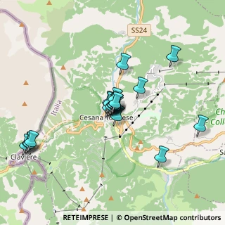 Mappa Via Fraiteve, 10054 Cesana Torinese TO, Italia (1.43)