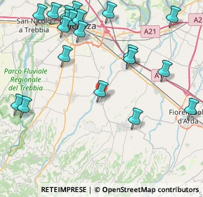 Mappa Via Faustini Valente, 29019 San Giorgio Piacentino PC, Italia (10.5775)