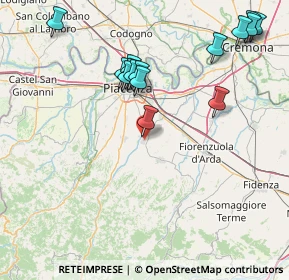 Mappa Via Faustini Valente, 29019 San Giorgio Piacentino PC, Italia (17.66333)