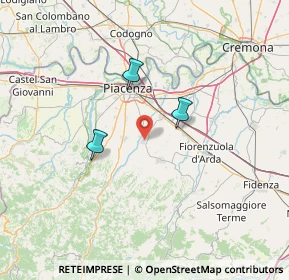 Mappa Via Faustini Valente, 29019 San Giorgio Piacentino PC, Italia (52.73769)