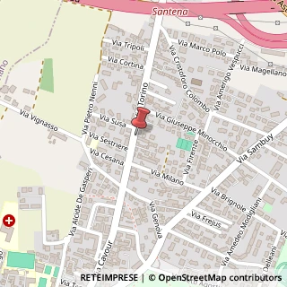 Mappa Via Torino, 12, 10026 Santena, Torino (Piemonte)