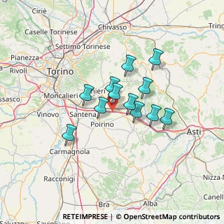 Mappa A21, 10020 Riva presso Chieri TO, Italia (9.93083)
