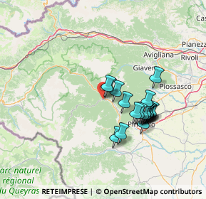 Mappa 10063 Pomaretto TO, Italia (12.0485)