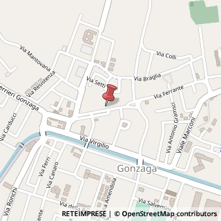 Mappa Piazza G. Matteotti, 6, 46023 Gonzaga, Mantova (Lombardia)