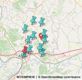 Mappa 14030 Castagnole Monferrato AT, Italia (5.68)