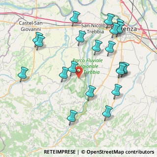 Mappa Località Bosco Donico, 29010 Gazzola PC, Italia (9.3175)