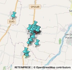 Mappa Via G. Scotti, 29027 Podenzano PC, Italia (0.9515)