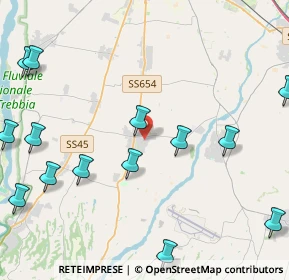 Mappa Via G. Scotti, 29027 Podenzano PC, Italia (6.515)