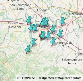 Mappa Via G. Scotti, 29027 Podenzano PC, Italia (9.47)
