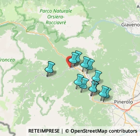 Mappa Via Balziglia, 10063 Pomaretto TO, Italia (5.64154)