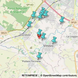 Mappa Via Madonna Regione, 10048 Vinovo TO, Italia (1.90545)