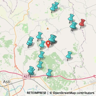 Mappa Via XX Settembre, 14030 Castagnole Monferrato AT, Italia (3.967)