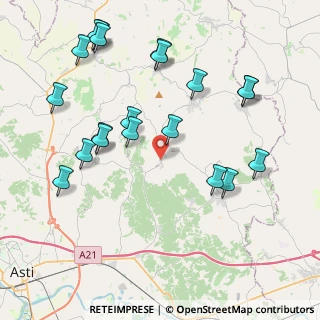 Mappa Via XX Settembre, 14030 Castagnole Monferrato AT, Italia (4.606)