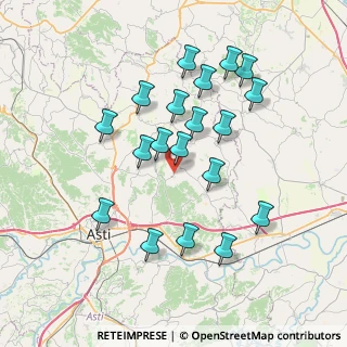 Mappa Via XX Settembre, 14030 Castagnole Monferrato AT, Italia (7.11895)
