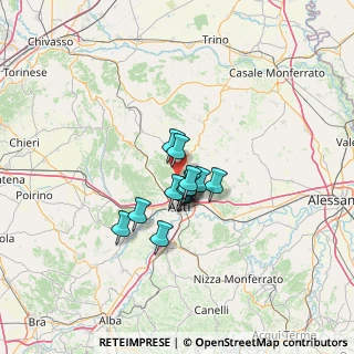 Mappa Località Valmaggiore, 14100 Asti AT, Italia (7.93385)