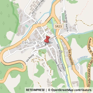 Mappa Via Ronche, 92, 10054 Cesana Torinese, Torino (Piemonte)