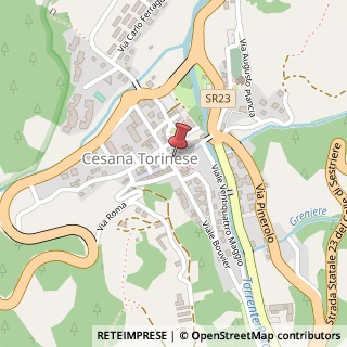 Mappa Via Roma, 40, 10054 Cesana Torinese, Torino (Piemonte)