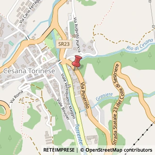 Mappa Via Pinerolo, 0, 10054 Cesana Torinese TO, Italia, 10054 Cesana Torinese, Torino (Piemonte)