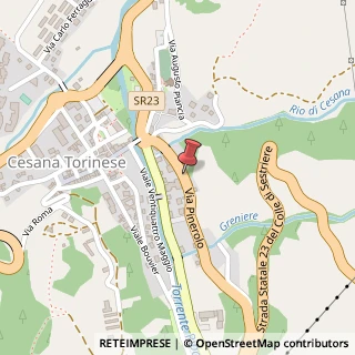 Mappa Via Pinerolo,  4, 10054 Cesana Torinese, Torino (Piemonte)