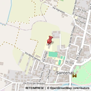 Mappa Via Milite Ignoto, 32, 10026 Santena, Torino (Piemonte)