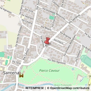 Mappa Via Sambuy, 18, 10026 Santena, Torino (Piemonte)