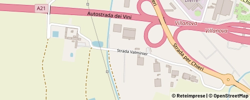 Mappa Villanova d'Asti