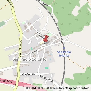 Mappa Piazza Lino Rissone, 2, 14010 San Paolo Solbrito, Asti (Piemonte)