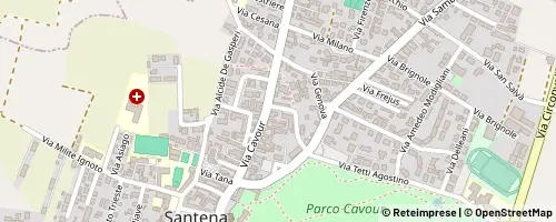 Mappa Santena