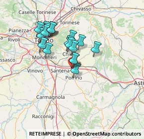 Mappa Strada Provinciale, 10046 Chieri TO, Italia (12.06632)