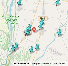 Mappa Località Verano, 29027 Podenzano PC, Italia (4.09692)