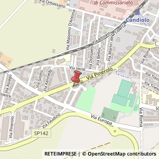 Mappa Via Pinerolo, 61, 10060 Candiolo, Torino (Piemonte)
