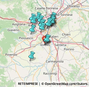 Mappa 10048 Vinovo TO, Italia (11.246)