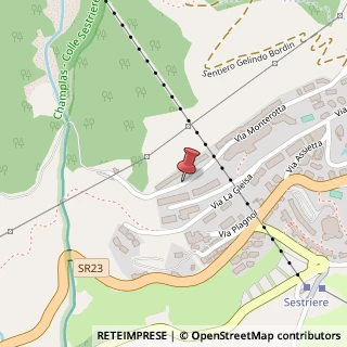 Mappa Via Monterotta, 18, 10058 Sestriere, Torino (Piemonte)