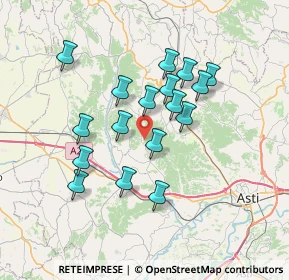 Mappa 14013 Cortandone AT, Italia (6.17059)