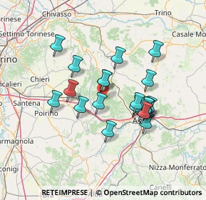 Mappa 14013 Cortandone AT, Italia (11.862)