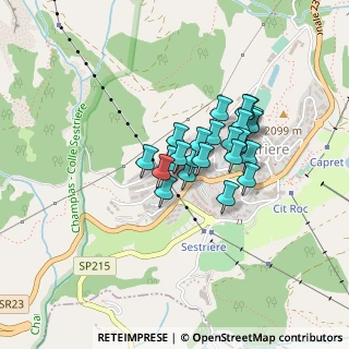 Mappa Via la Gleisa, 10058 Sestriere TO, Italia (0.27391)