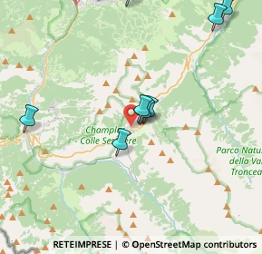 Mappa Via la Gleisa, 10058 Sestriere TO, Italia (6.37)